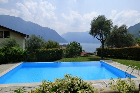 Residence Tremezzina con piscina vista Lago Como