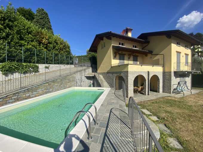 Villa Menaggio Vista Lago Como con piscina - facciata