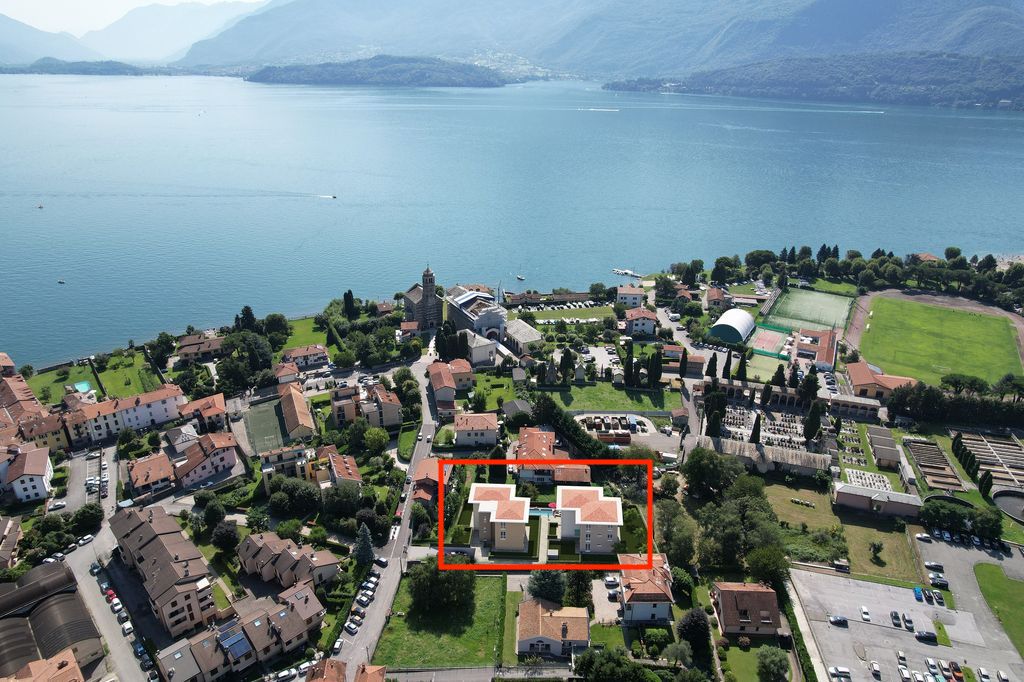 Lago Como Gravedona ed Uniti Appartamenti Residence con Piscina - posizione