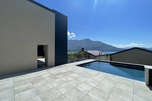 Lago Como Villa Moderna Domaso - PISCINA
