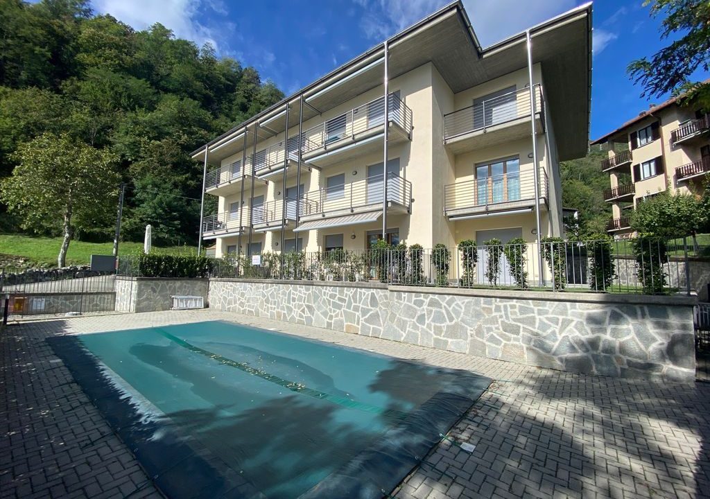 Lago Como Gera Lario Appartamento Residence con Piscina  - esterno