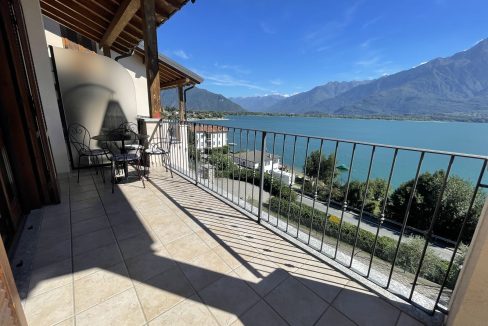 Appartamento Gera Lario con Vista Lago Como - terrazzo