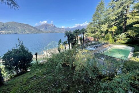 Lago Como Villa con Parco e Piscina Lierna