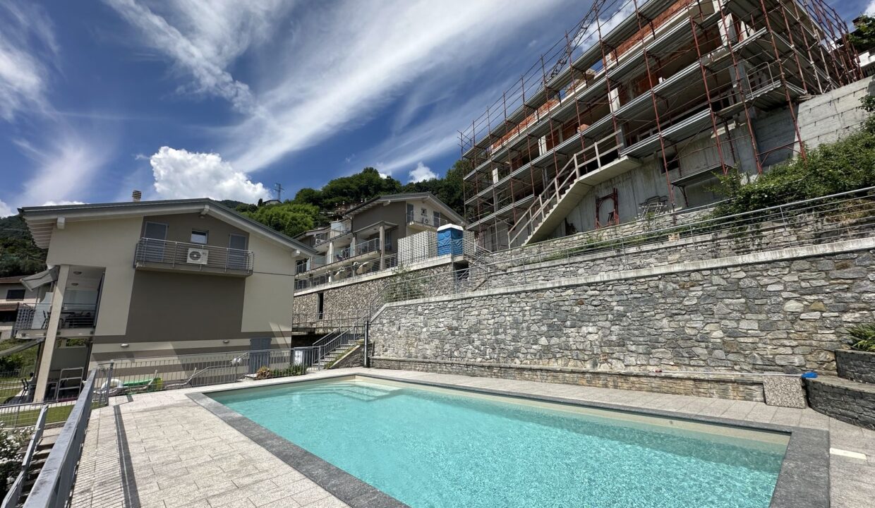 Lago Como Domaso Appartamenti Residence con Piscina