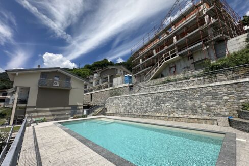 Lago Como Domaso Appartamenti Residence con Piscina