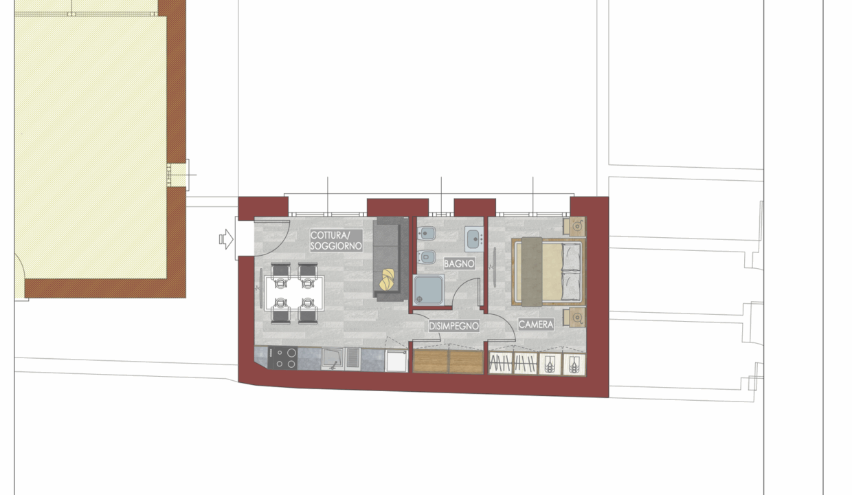 Appartamento Moderno Gera Lario con Giardino