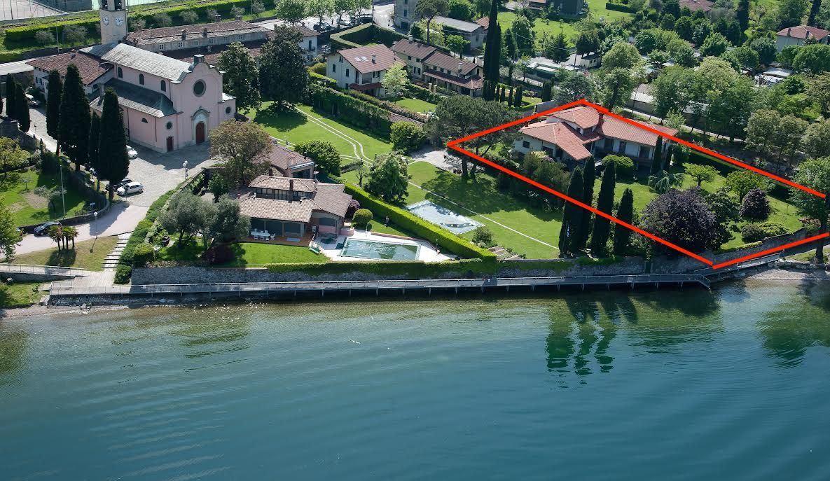 Villa Fronte Lago Como con Giardino Abbadia Lariana