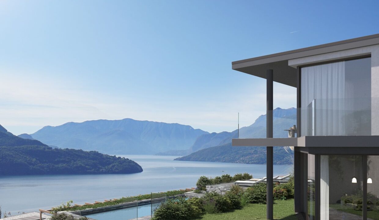 Appartamenti Moderni Vercana Lago di Como con Piscina