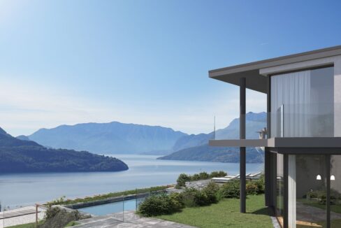 Appartamenti Moderni Vercana Lago di Como con Piscina
