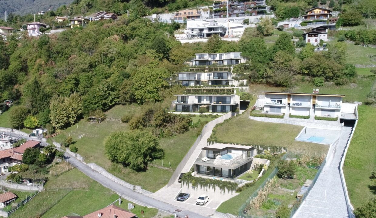 Appartamenti Moderni Vercana Lago di Como con Piscina