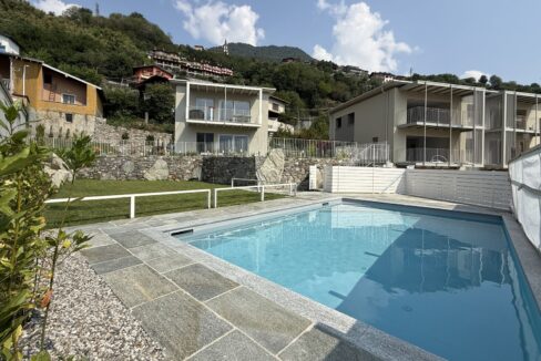 Lago Como Domaso Appartamenti Residence con Piscina