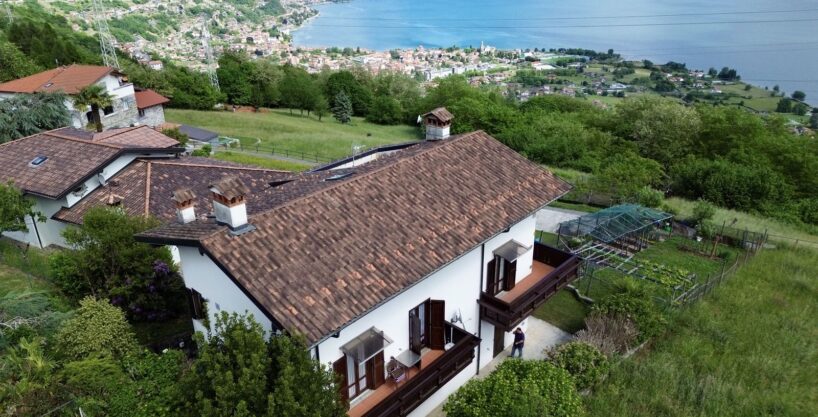 Villa Indipendente Stazzona con Vista Lago