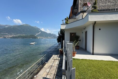 Casa Fronte Lago Como Lezzeno con Giardino
