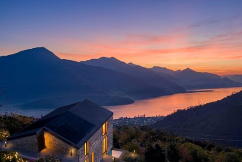 Villa Gravedona ed Uniti con Piscina e Vista Lago