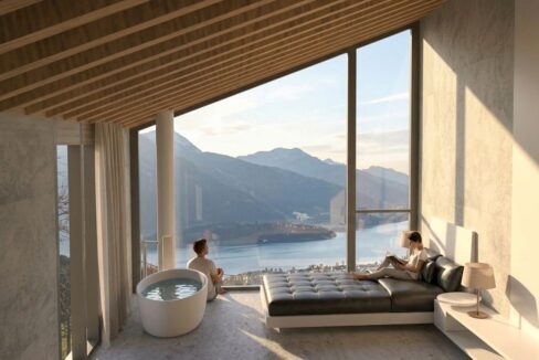 Villa Gravedona ed Uniti con Piscina e Vista Lago