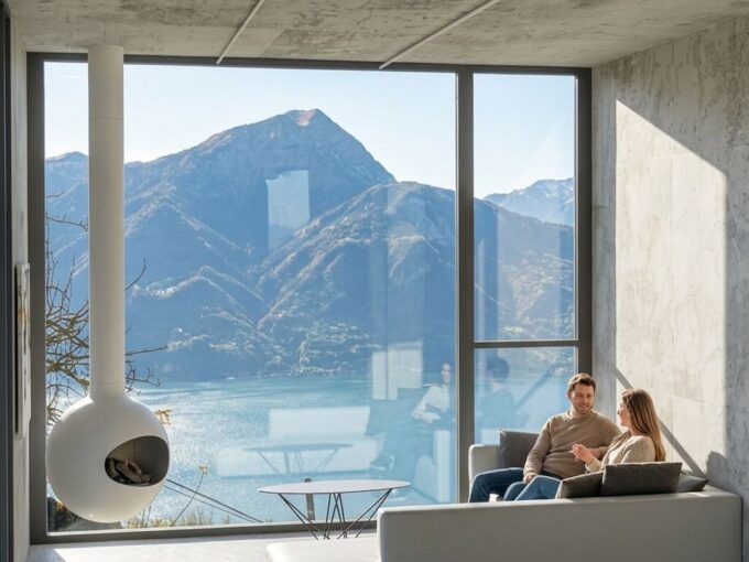 Villa Gravedona ed Uniti con Piscina e Vista Lago