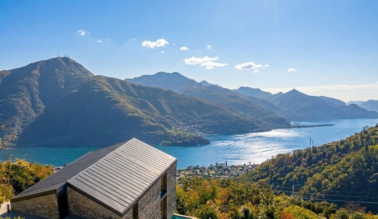 Villa Gravedona ed Uniti con Piscina e Vista Lago