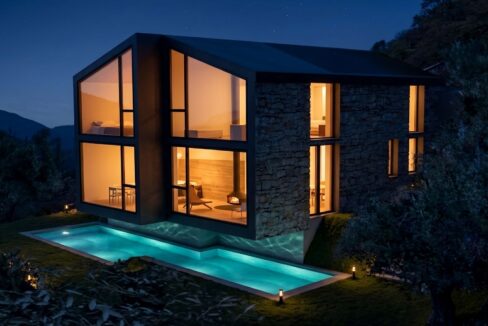 Villa Gravedona ed Uniti con Piscina e Vista Lago