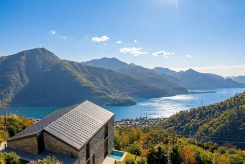 Villa Gravedona ed Uniti con Piscina e Vista Lago