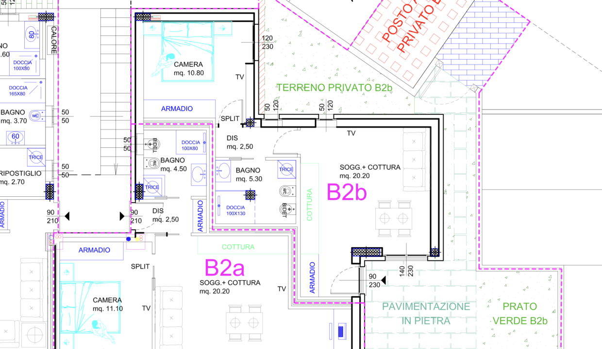 Domaso Appartamenti Residence con Piscina Piantina
